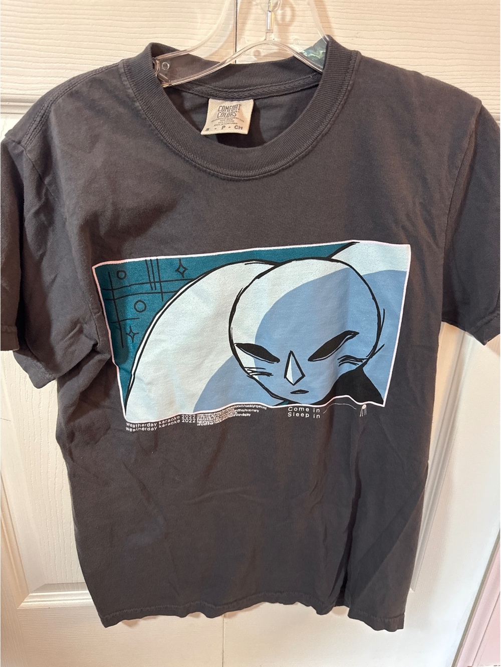 Comfort Colors Black Graphic T-Shirt Size Small